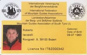 U.I.A.G.M. Mountain Guide Licence